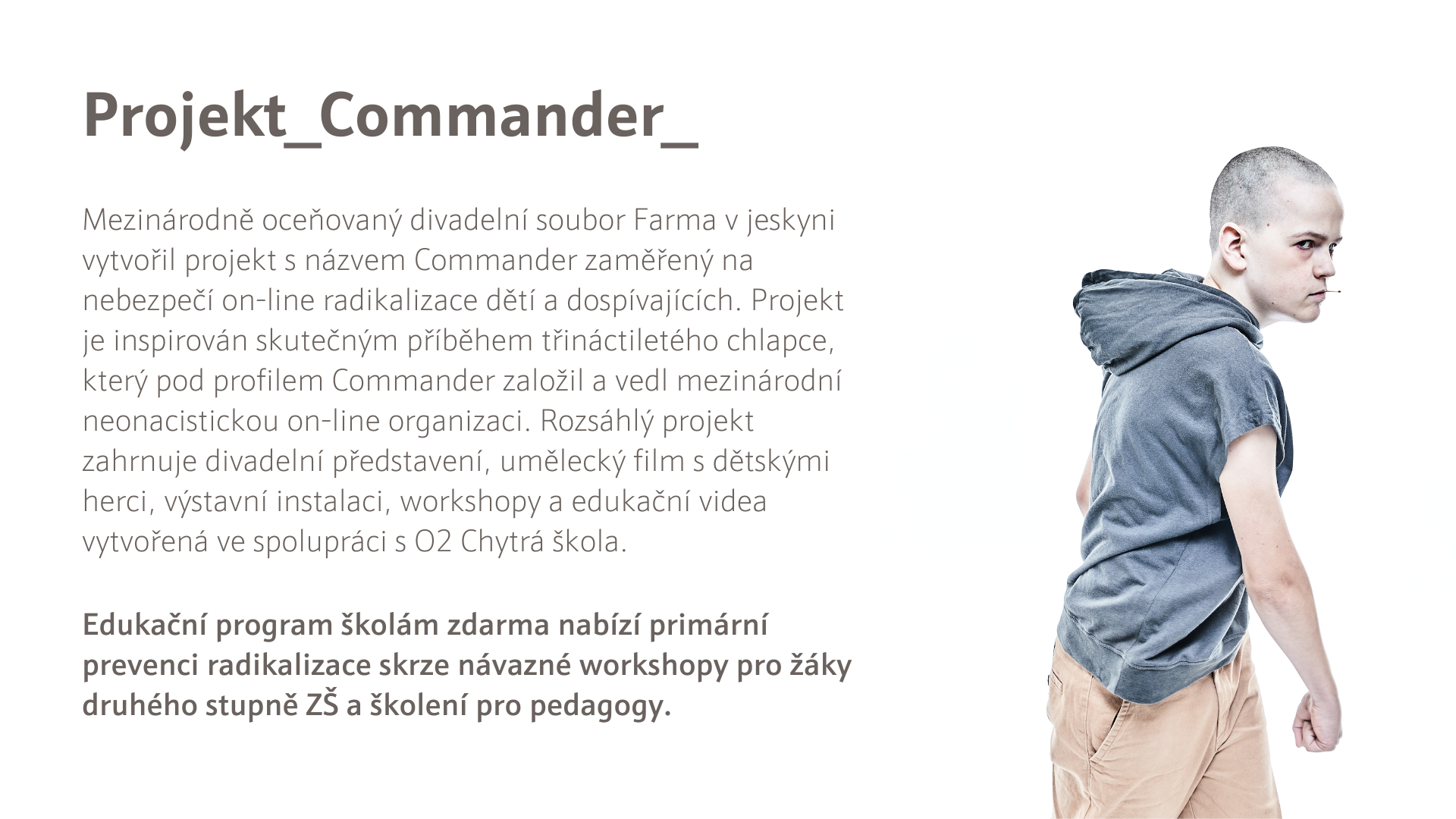 Commander edukační program 8